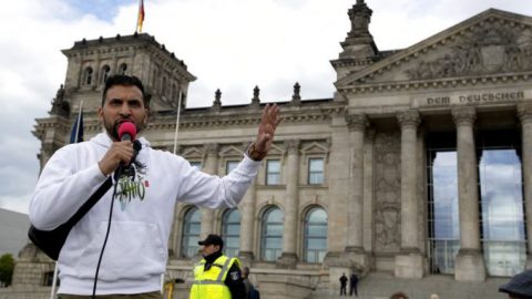 German anti-lockdown demonstrations mark 3rd weekend in a row