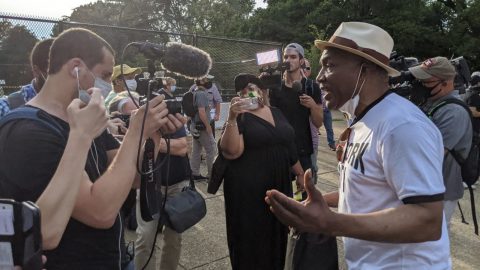 Black Community Elders Shutdown And Shame Anti-Statue Protest